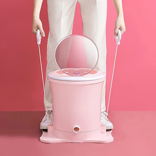 全手動ウォッシャー 衣類乾燥機 ミニ手動衣類乾燥機 手動洗濯機 手回し脱水機 小型 ポータブル 電気を使用しない 手動式パワフル洗濯 高速 災害時に便利 電源不要 急速脱水 梅雨対策 (D大きい)