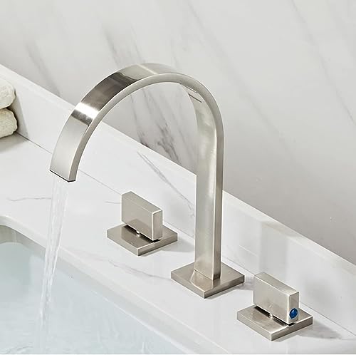 Robinet de lavabo de salle de bain moderne anti-éclaboussures en cuivre