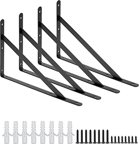 Cherbowing 4 soportes para estantería de 40 x 25 cm Cover