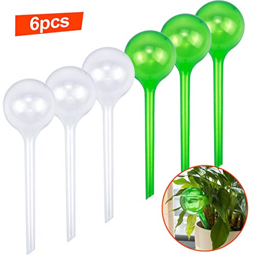 WEONE 6pcs Kit d'arrosage Automatique pour Les Plantes, Kit d'arrosage Goutte à Goutte, PVC Systèmes d'arrosage Automatique Goutteurs de Système d'arrosage pour Le Jardin
