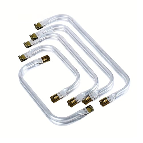 2PCS Monedero con Marco de Metal Doctor Mango de Aluminio Accesorios para Bolso de Mujer Monedero Fabricación de Piezas de Bolso de Embrague (2PCS 7,87 