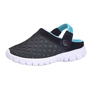 KVbabby Clogs Kinder Hausschuhe Jungen Mädchen Gartenschuhe Pantoletten Strand Sandalen Atmungsaktiv rutschfest