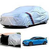 車のカーカバー に適用ホンダ シビックタイプR FL5型 2022.9~現行 カバー 自動車ボディカバー 耐水圧オックスフォードアルミフィルム生地 蛍光反射ストリップ付き 防水防塵防雪防輻射紫外線 車カバー スクラッチ耐性 耐引裂性 全天候型保護 弾力な防風縄付き (Color : 銀)