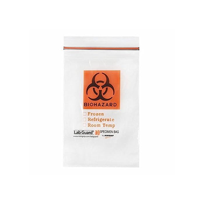 Buy Lab Guard SBL2R69B Polyethylene (LDPE/LLDPE Blend) Specimen Bag4