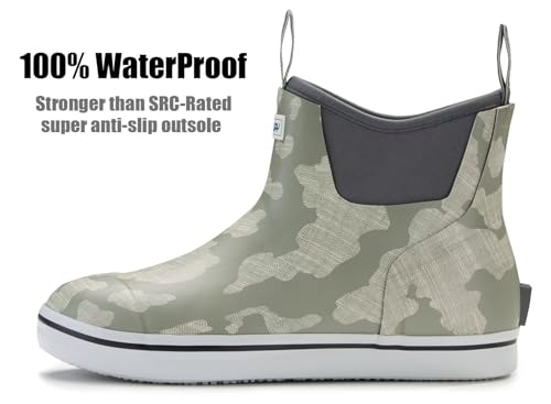 Image of SUREWAY Women's Deck Boots Professional Non-Slip Fishing & Ankle Deck Boot Waterproof Rain Boots