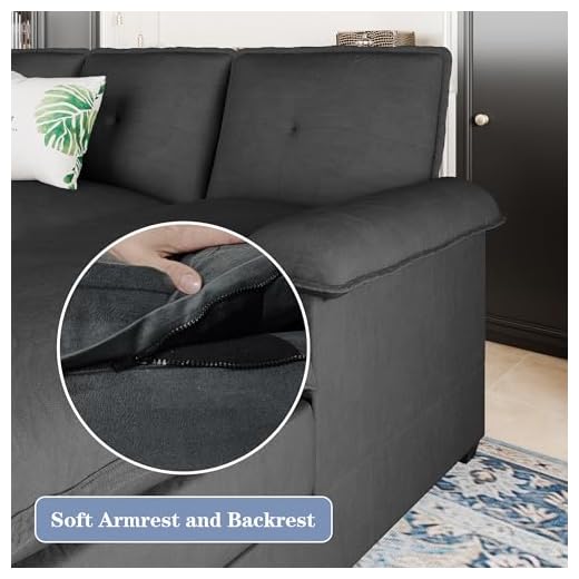 Modern U Shaped Sectional Sofa for Living Room