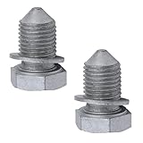 2 Stück ölablassschraube m14x1,5, N90813202, N90813201, Öl Ablassen Schraube, Dichtring Ölablassschraube für vw Autos