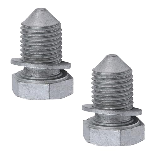 2 unidades tornillo de drenaje de aceite, N90813201 N90813202 tornillo de drenaje de aceite m14 x 1,5, tornillo de drenaje de aceite, anillo de sellado tornillo de drenaje de aceite para coches