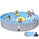 Gindoly Hundepool,Faltbare Hundepools für Kleine, Mittlere&Große,Swimmingpool Planschbecken Hundebadewanne Faltbarer für Hunde und Katzen,Abriebfest&Rutschfest-160 * 30cm