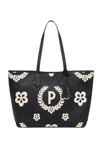 Borsa della spesa Pollini Borsa Shopping Day-si! Heritage Nero