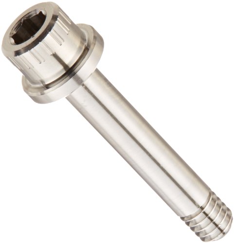 17-4 PH Stainless Steel Prairie Bolt, Plain Finish, Flange Socket Cap Head, Hex Socket Drive, #8-32 Thread Size, 0.164" Shoulder Diameter, 1-1/8" Grip Length, Made in US (Pack of 1)