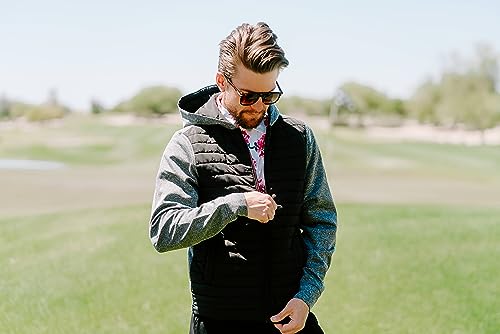 USAG Awesome Hybrid Quilted Golf Jacket for Men - Puffer Golf Down Jacket4
