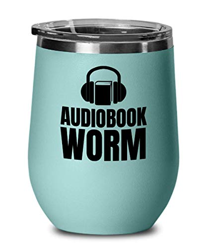Audiobook Wine Glass - Gift for Audiobook Lovers