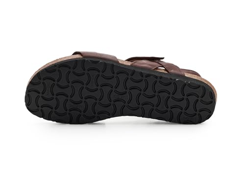 Image of NAOT Kayla Women's Sandals - Supportive 3-Strap Design with Backstrap, Cork & Latex Footbed - Arch Support - Travel-Friendly Comfortable Walking Sandals for All-Day Wear