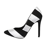 High Heel Pumps für Damen unterstreichen jeden stilvollen, modebewussten Look. Zu einem gehobenen Anlass sehen sie wunderbar zu Kleidern und Röcken aus. Und wenn im Büro ein Dresscode gewünscht ist, sind sie die ideale Wahl zum Blazer. Für Letzteres eignen sich die Farben Schwarz und Braun am Besten. Der Stiletto in den Farben Rot und Silber setzt tolle, glamouröse Akzente.