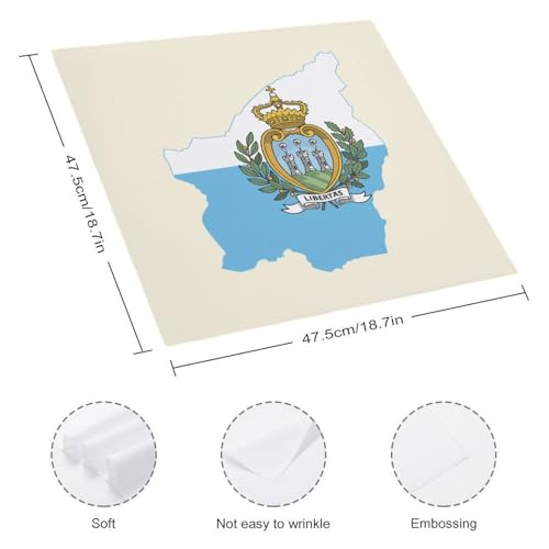 Servilletas de cena suaves y absorbentes SAN, juego cuadrado lavable para cocina 3