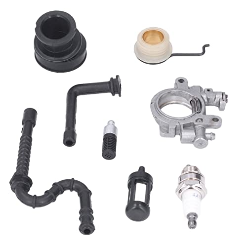 Bomba de aceite y kit de engranaje helicoidal 1127 640 3200 compatible con MS290 MS310 8