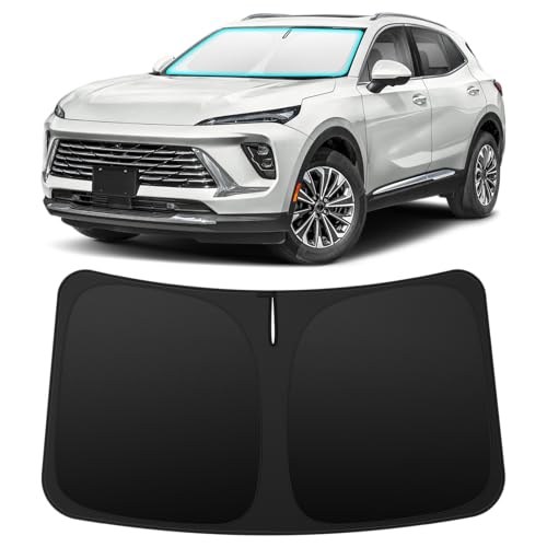 Image of INSAUTO Custom Fit Windshield Sun Shade for Buick Envision 2021-2026 | Foldable Front Window Sunshade Car Accessories, UV & Heat Reflector, Keeps Interior Cool, Includes Storage Bag