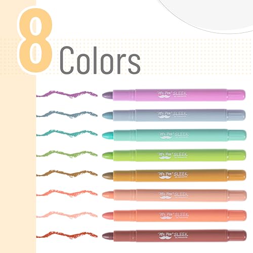 Image of Mr. Pen- No Bleed Gel Highlighters, Assorted Colors, 8 Pack | Bible Highlighters and Pens No Bleed, Bible Markers for Study, Journaling, School Supplies and Accessories
