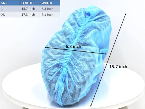 مراجعة: غطاء أحذية G & F مقاوم للانزلاق والماء — 200 قطعة X-L - الصورة 2