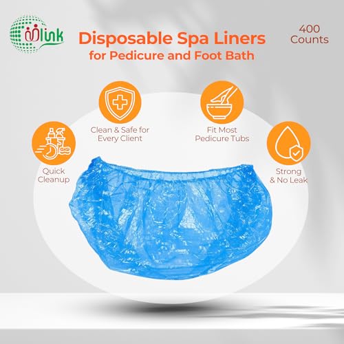 Forros desechables para pedicura 400 unidades miniatura 2