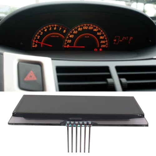 KoiLykke Digital Instrument Cluster LCD Display for Toyota Yaris 2008-2011, Direct Replacement Dashboard Unit, No Assembly Required