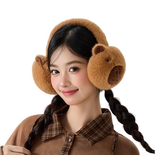 Furry Plush Foldable Earmuffs For Cold Weather Outdoor Winter Activity Ear Covers Animal Ear Protectors For Students