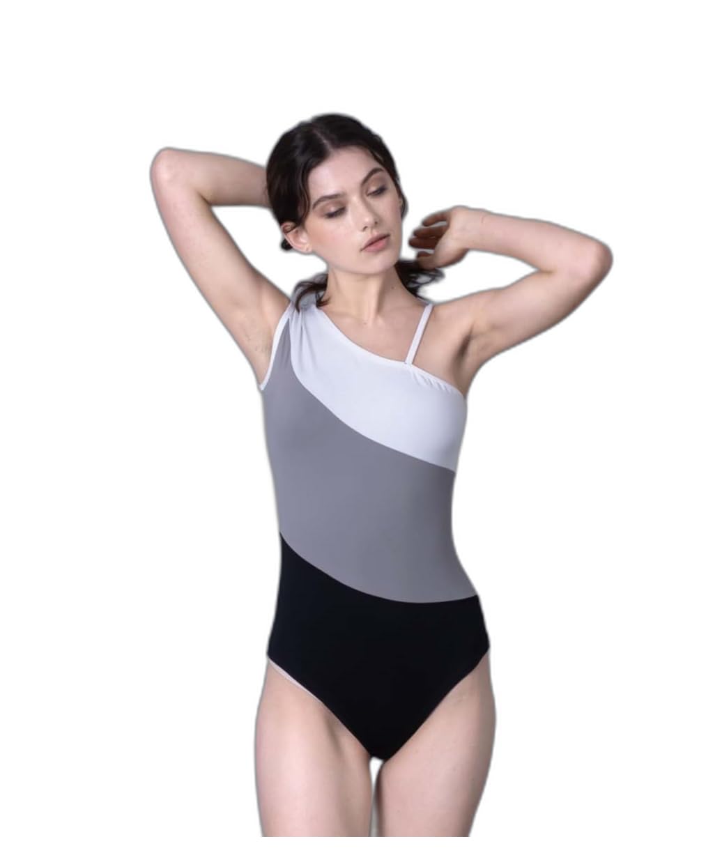 Women's Colorblock One Shoulder Padded Monikini |Swimming Suit for Women-image-27