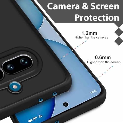 Image of FIRST MART Matte Silicone Back Cover for Nothing 4A - Black