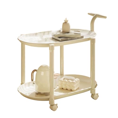 Mesa lateral circular JATIBOSH blanca para decorar tu salón o dormitorio 2