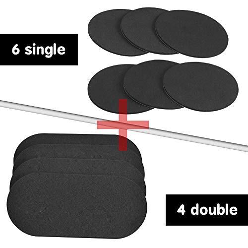 10 Pack Bass Drum Patch, Pedal Patches and Drum Pads, Water and Weather Resistant, Neoprene Rubber, Durable and Strong Adhesive Made in USA (10 Pack) - Thumbnail 2