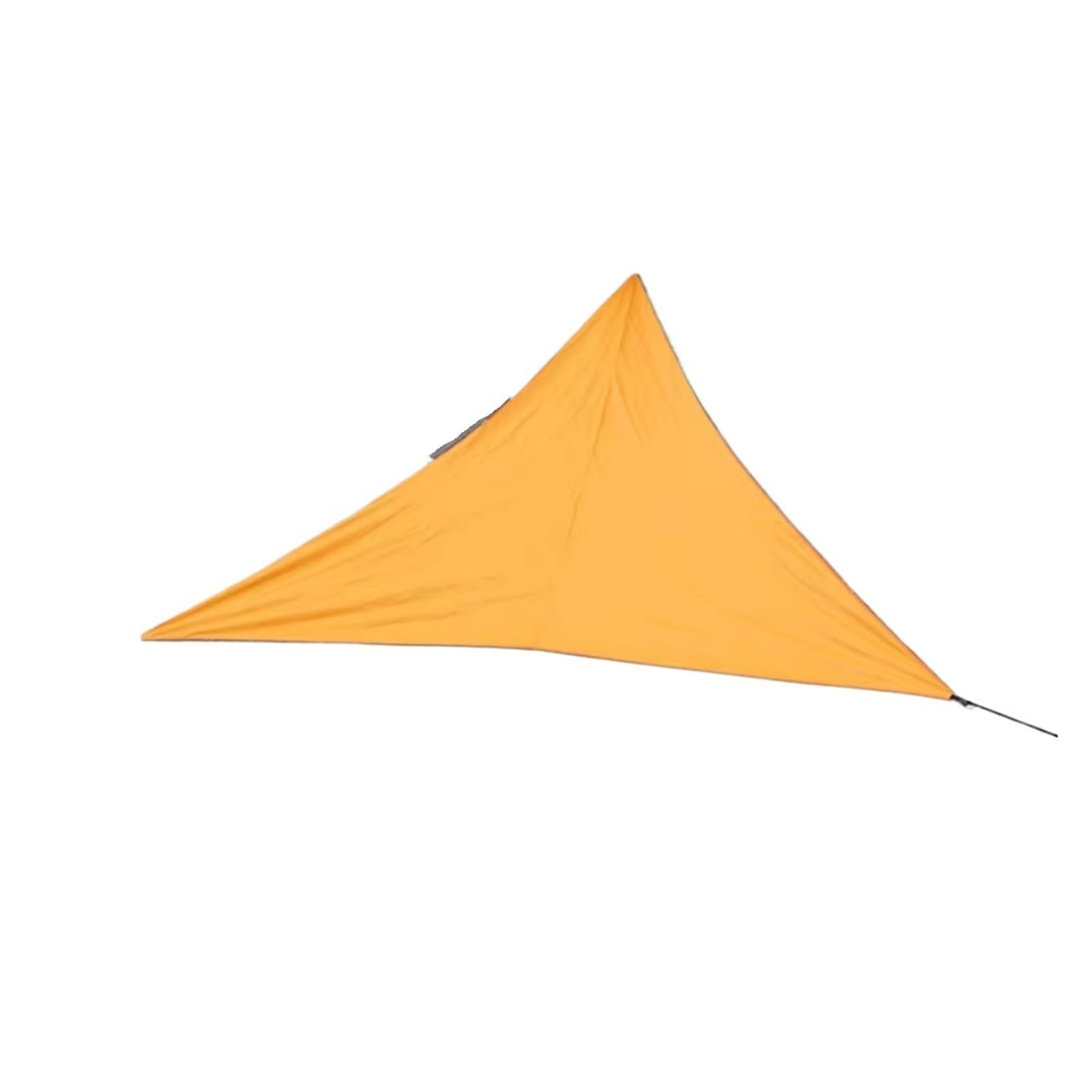 Voile d'ombrage triangulaire anti-pluie orange 3m pour s'abriter au jardin