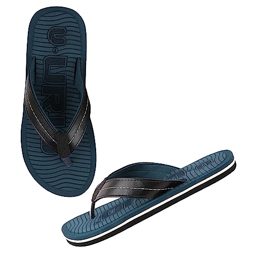 Image of URJO LM 102 Men's Slippers /FlipFlops Lightweight Super Flexible Arch Support Durable Anti Skid & Stylish Dailywear Slippers /FlipFlops for Men