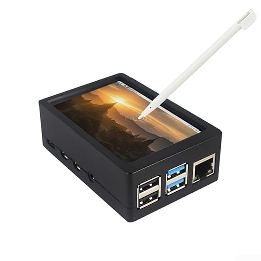 CARMOTTER Monitor LCD da 3,5 pollici 480 x 320 Pi 4 3, supporta Raspbian, Ubuntu e sistemi Kali per Linux, compatibile con vari modelli Pi