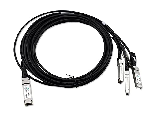 Axiom 40Gbase-Cr4 Qsfp+ to 4 10Gbase-Cu Sfp+ Active Dac Avaya Compatible 10M
