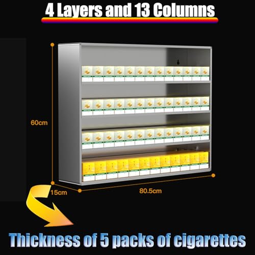 Distributeur de cigarettes rectangulaire pour comptoir de tabac - 6