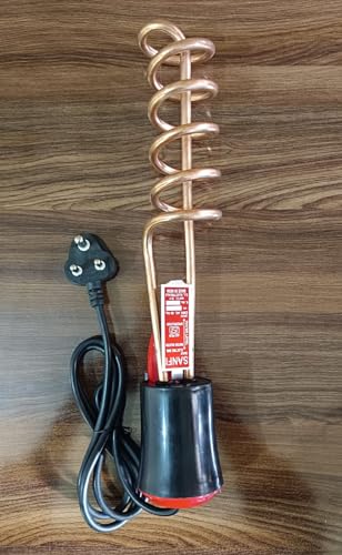 Bajaj Vacco 1000 W Electric Immersion Water Heater Rod (Copper),Black