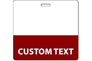 Prison Name Badge Acrylic Badge Holders