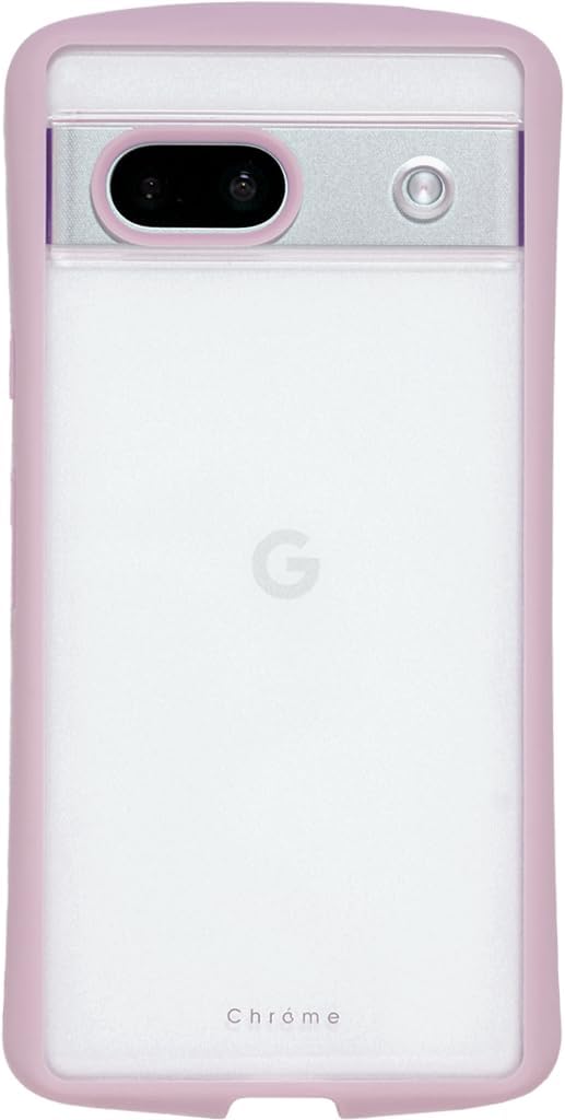 Chrome-CLEAR Back Case for Google Pixel8a Chrome-CLEAR Cocoa GP8a-CHC10