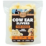 Cow Ears for Dogs – Thick Cut, Grass-Fed Angus Beef, All-Natural No-Rawhide Dog Treat Alternative