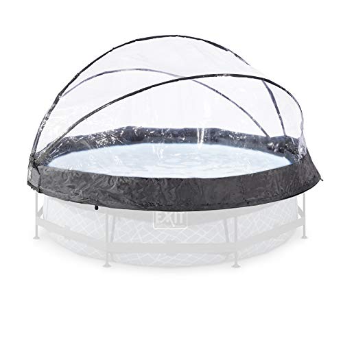 EXIT Toys Dôme de Piscine ø305cm - pour piscines Intex/Bestway - Eau Propre et Chaude - Installation Facile et Pliable - Parfait pour Les Jours Frais et Les...