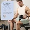 Pistola de masaje muscular percusivo LifePro Sonic, 8 cabezales y 5 velocidades | Hasta 6 horas de autonomía, masajeador de tejido profundo para cuello, espalda, pantorrillas, cuádriceps, pies, puntos gatillo y soporte de recuperación 5