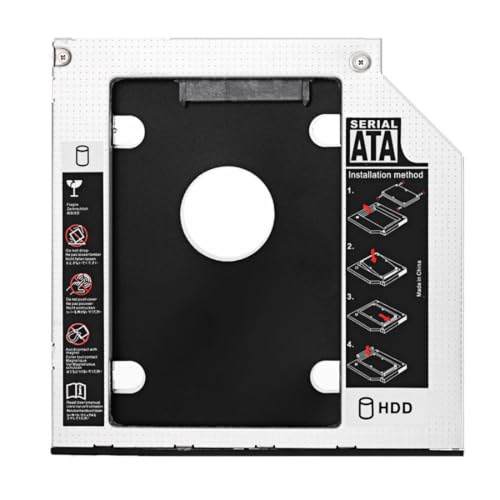 Adaptador Caddy Universal 9.5mm SATA a SATA para Disco Duro Laptop miniatura 2
