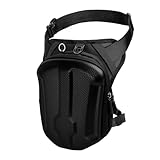 Beintasche Motorrad Herren Damen, wasserdichte Oberschenkeltasche mit Abnehmbaren Beingurten, Hüfttasche Gürteltasche für Wandern, Radfahren, Camping, Laufen, Arbeit, Outdoor