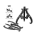 JOHQNVIGP Bearing Puller 4inch Bearing Flywheel Stable Multifunctional Threaded Gear Puller High Carbon Steel 3 Jaw Manual Heavy Duty Universal Rustproof(10.16cm 4inch)