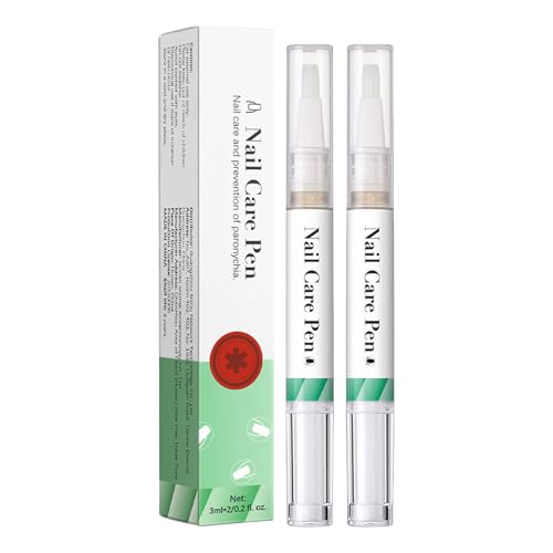 2 lápices de cuidado de uñas, para manicura y cuidado de cutículas, aceite para el crecimiento de las uñas