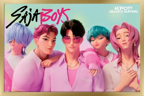 Netflix KPop Demon Hunters (2025) - Saja Boys Wall Poster,