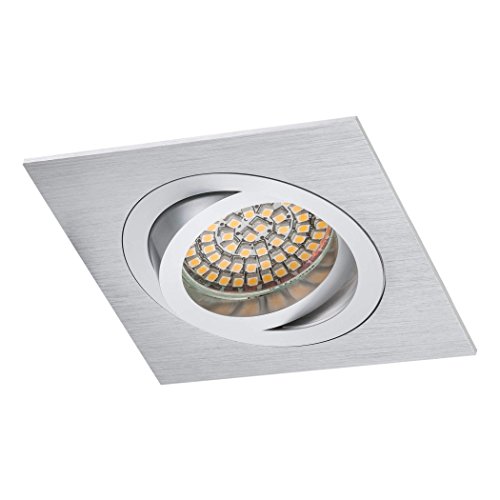 SEBSON 12x Faretto ad incasso quadrato incl