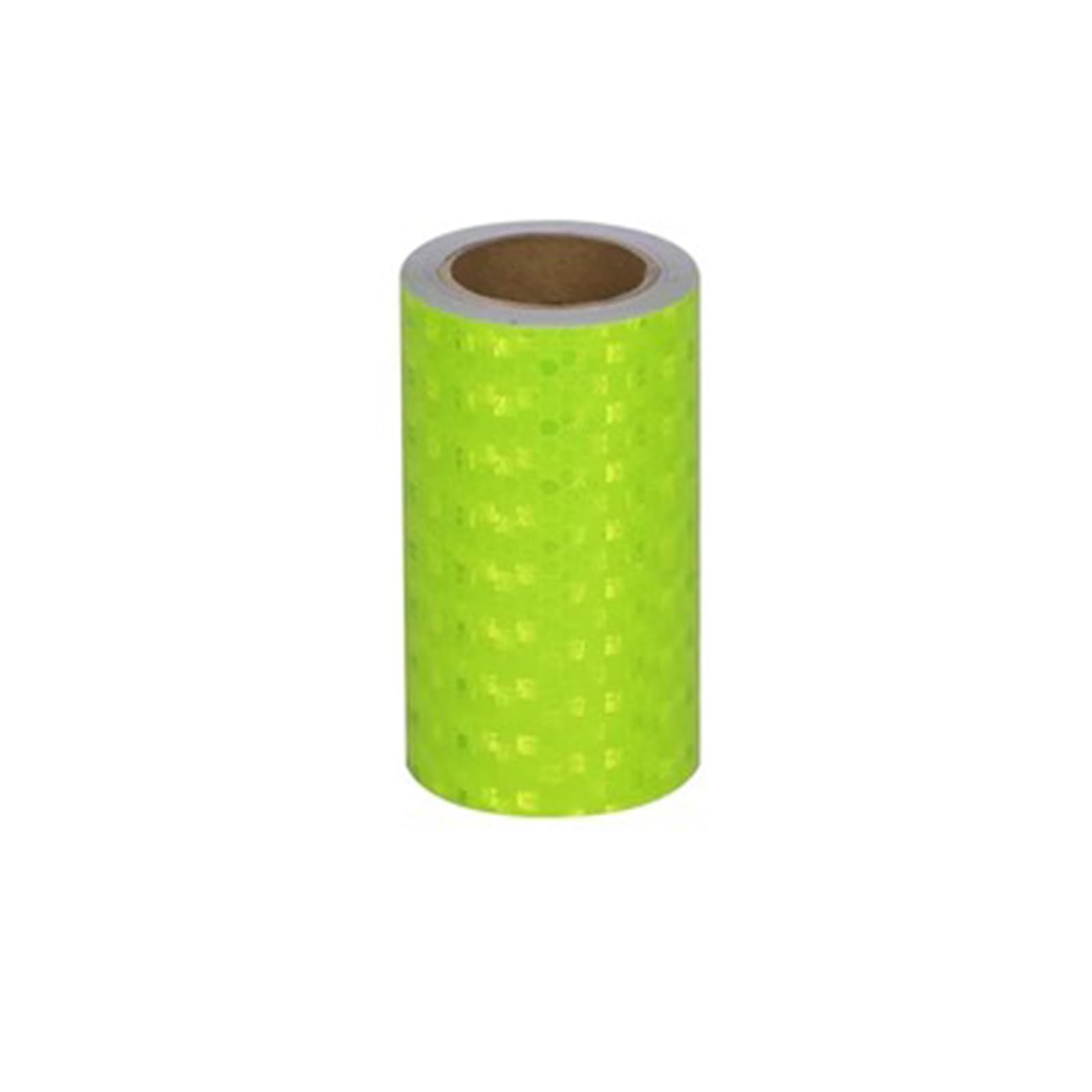 Yuzguhey Fluorescent Green Reflective Tape, Self Adhesive Fluorescent Reflector Warning Tape, 5-20Cm Multicolor For Vehicles Boats Trailers(,10Cm)