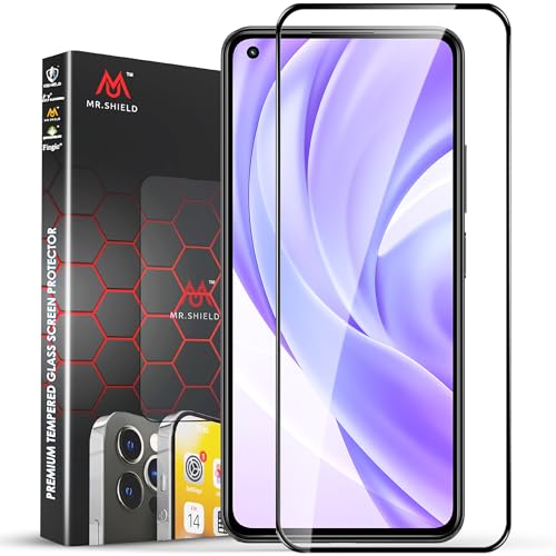 Image of Mr.Shield Top-Notch HD+ Tempered Glass Screen Protector Guard for Xiaomi 11 Lite and 11 Lite Ne (6.55 Inch), 9H Hardness, Military Grade Protection, Easy Installation kit